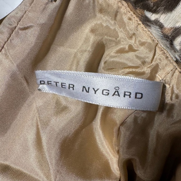 Leopard Faux Fur Pencil Skirt - Size 14 -  Vintage - Picture 5 of 11